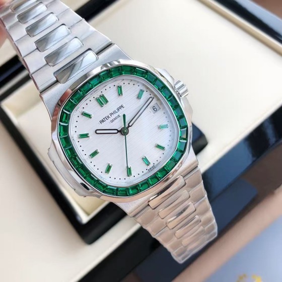 Patek Philippe Nautilus 5711: 40mm dial, 8.8mm thickness.