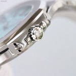 Patek Philippe Elegant Sports Series: 40mm dial, 8.6mm thickness.