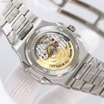 Patek Philippe Elegant Sports Series: 40mm dial, 8.6mm thickness.