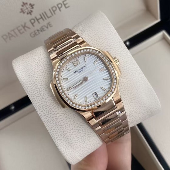 Patek Philippe Nautilus Ladies' Diamond-Set Watch (35mm Dial)