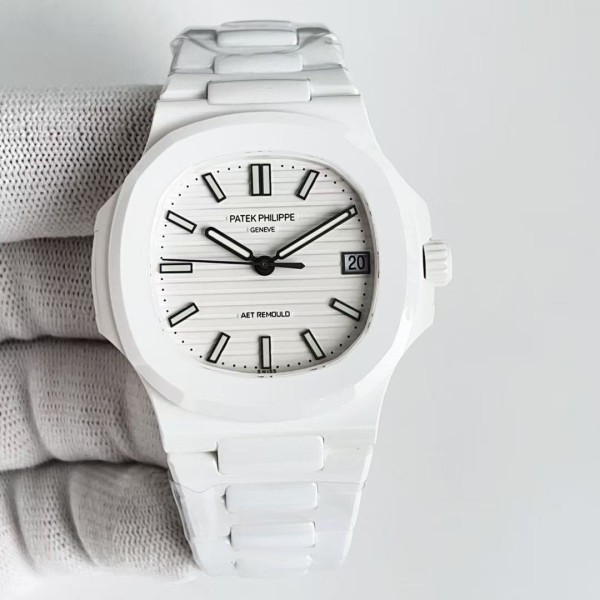 Patek Philippe Nautilus 5711 (Tiffany-style) by AET – Full Ceramic, Miyota 9015 Movement
