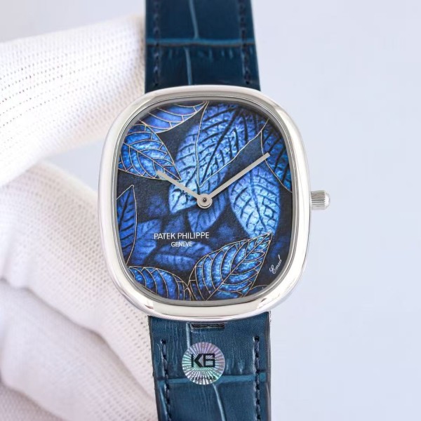 Patek Philippe Golden Ellipse without hour markers