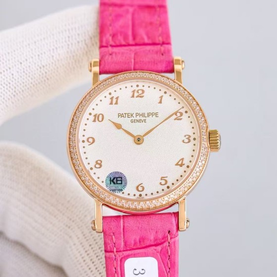 Patek Philippe Ladies' Calatrava – Dial: 34.6mm, Thickness: 9.5mm