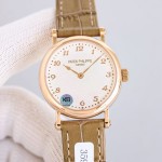 Patek Philippe Ladies' Calatrava – Dial: 34.6mm, Thickness: 9.5mm