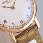 Patek Philippe Ladies' Calatrava – Dial: 34.6mm, Thickness: 9.5mm