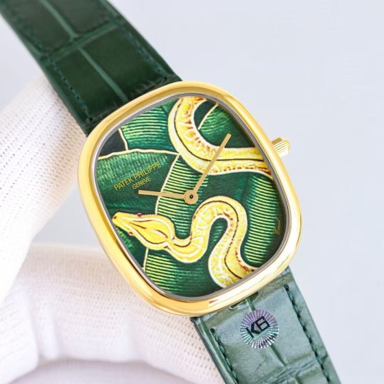 Patek Philippe Golden Ellipse without hour markers