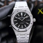 Audemars Piguet (AP) Royal Oak Series, sapphire crystal, dimensions 45mm x 12mm.