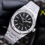 Audemars Piguet (AP) Royal Oak Series, sapphire crystal, dimensions 45mm x 12mm.